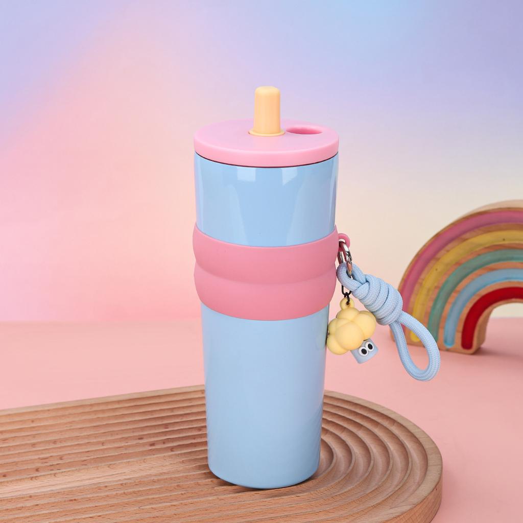 Новый креативный высококачественный термос из нержавеющей стали, портативная веревочная переносная автомобильная чашка, уличный стаканчик со льдом Bully