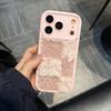 Простая плюшевая сетка для чехла мобильного телефона iPhone17Promax iPhone16 всесторонний 15 осень и зима 14/13