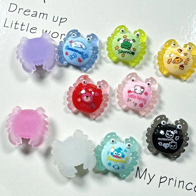 10Pcs Mini Luminous Turtle Home Decor Micro Landscaping Resin Craft Small Fish Tank Turtle Garden Miniatures Ornaments Decoratio