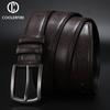Fashion Men Belts Genuine Leather Luxury Designer Brown Vintage Waist Belt For Jeans Cinturon Cowboy