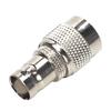 Metal Connector TNC Male to BNC Female Converter RF Coaxial Adapter Silver for Laboratory and DIY Electronic Projects