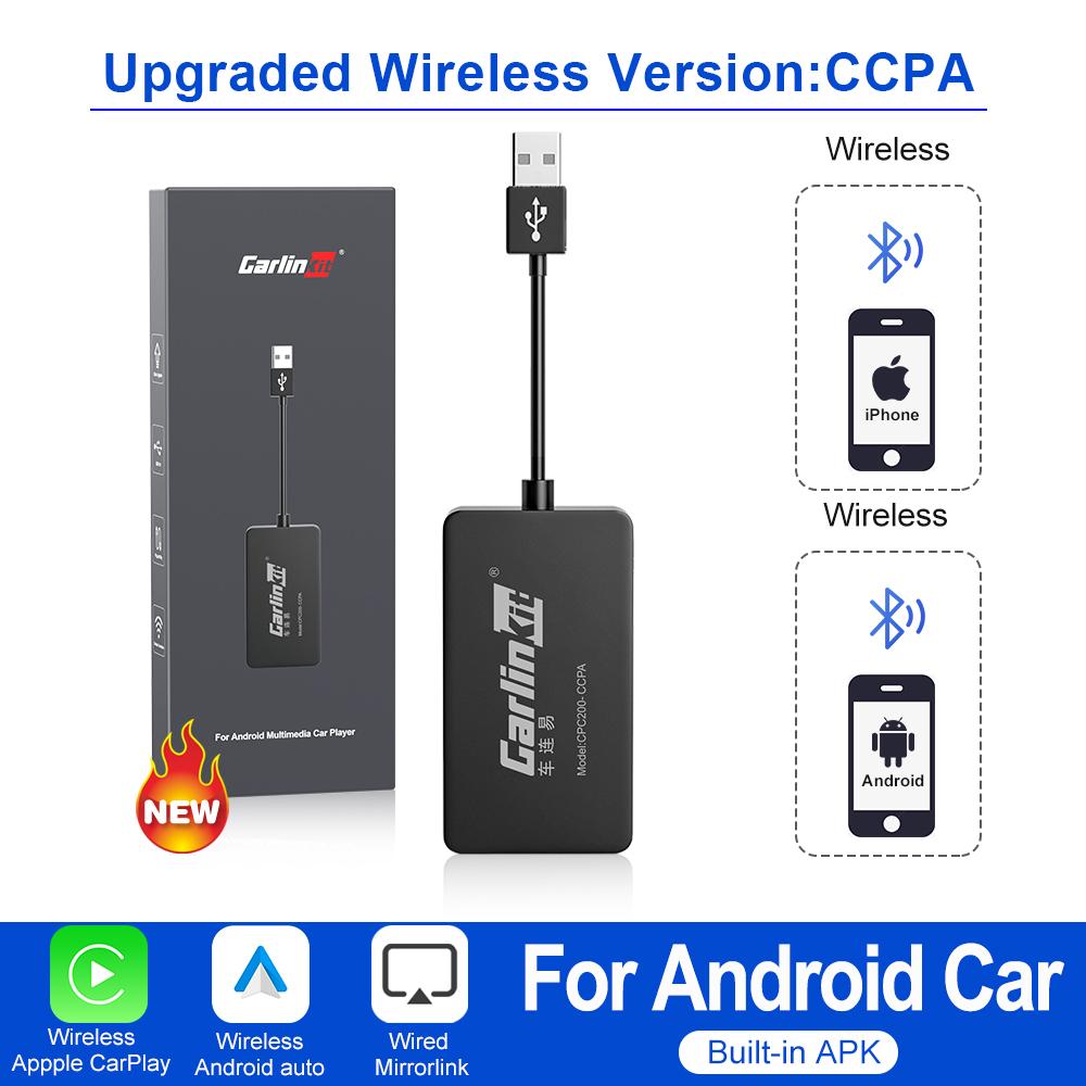 CarlinKit Проводной или Беспроводной Адаптер CarPlay USB Android Auto Dongle для Android Автомобильной Мультимедиа Mirrorlink Waze Spotify Autokit