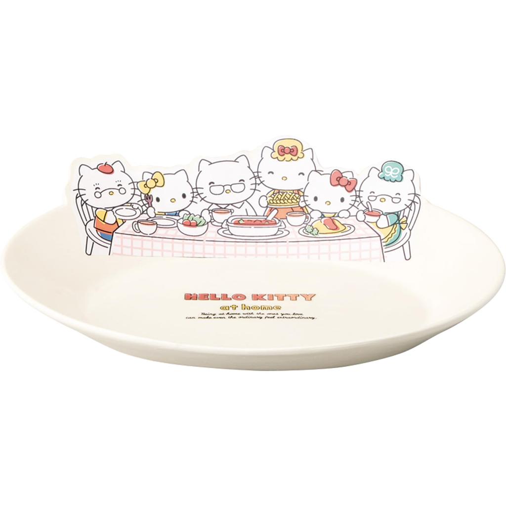 Sanrio At Home Hello Kitty Home Dinner Plate Plate 24 X 5 Cm Characters Tableware Kitty Goods Miscellaneous Goods Birthday Gift White San4569 "Kitty