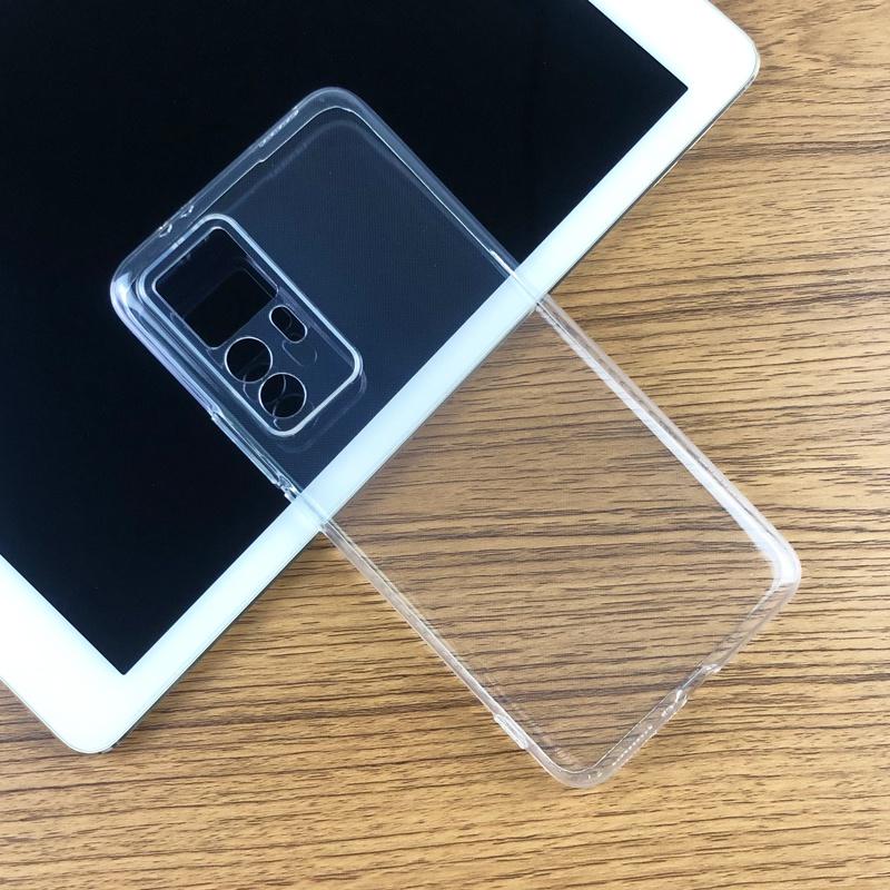 Для Xiaomi 12T Pro 12TPro 5G тонкий кристально чистый прозрачный мягкий TPU задний чехол защита кожи камера защитный чехол