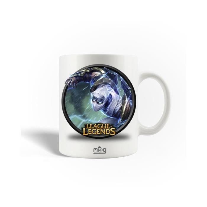 Ceramic Mug - League of Legends - Zed - 30cl - Dishwasher Safe - White