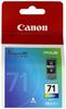 Genuine Canon Small Ink Cartridge BC-71 Tri-Color