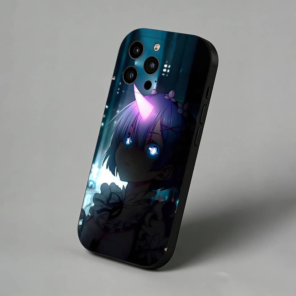 Чехол Rem R-Re Anime Z-Zero для iPhone 17 Air 16 Pro Max 16e 15 Plus 14 13 12 11 Защитная крышка для задней панели