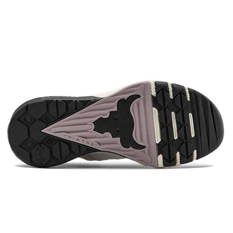 Under Armour Project Rock 3 Onyx White Black Women Sneakers 3023005-105