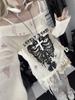 Y2k Harajuku Готические вязаные пуловеры женские японские модные сексуальные топы с открытыми плечами женский корейский свободный повседневный свитер Новинка 2024 года