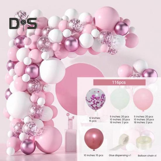 Комплект для гирлянды из воздушных шаров, набор латексных шаров для дня рождения, выпускного, детского душа, свадебного украшения