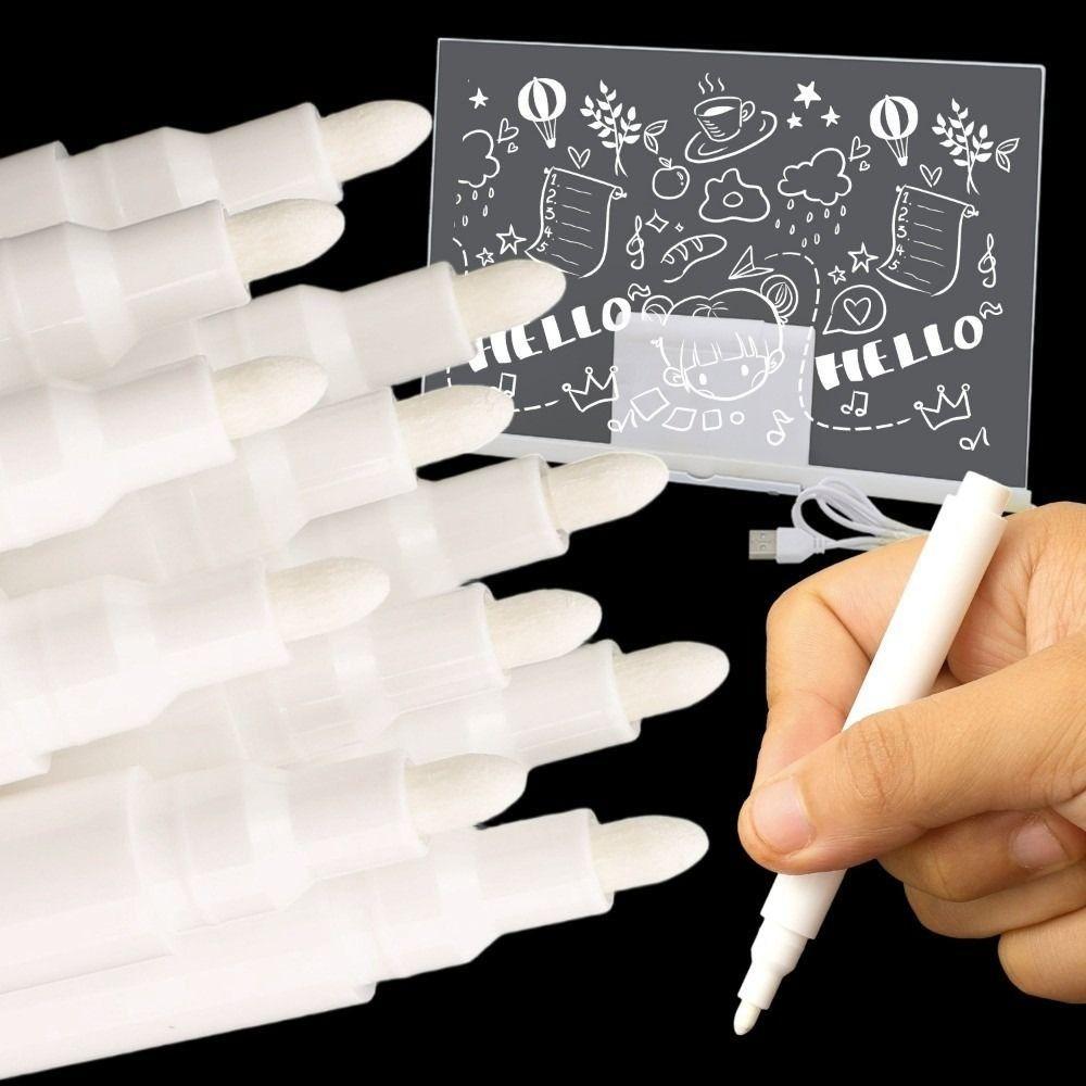 1/10 шт. Акриловые маркеры-ручки Жесткие Мягкие наконечники Ручка для блокнота Карточки Студенческие канцелярские товары