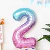 40-дюймовый Мечтательный Звездное Небо День Рождения Цифровой Алюминиевый Фольгированный Шарик Детский Праздник по Случаю Дня Рождения Декорация Сцены