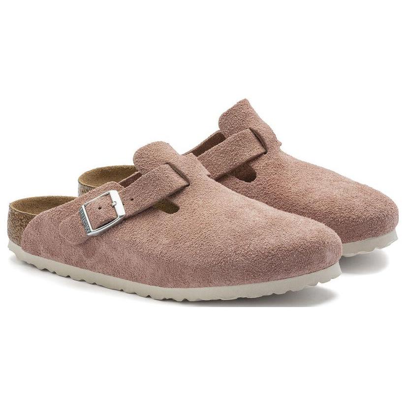 Бостон Birkenstock с мягкой стелькой Замша 'Розовая Глина' Женские 1023279