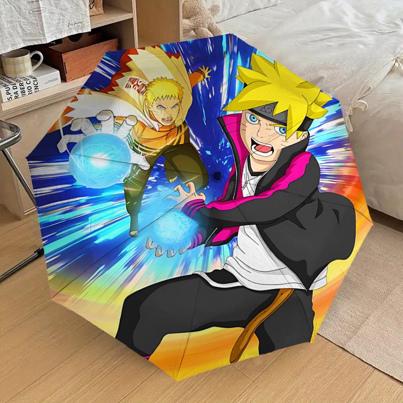 1pc Naruto, Anime Artwork Automatic Folding Umbrella] Durable Iron Frame & Rod, Portable Folding, Makes a Great Holiday Gift yy251016276