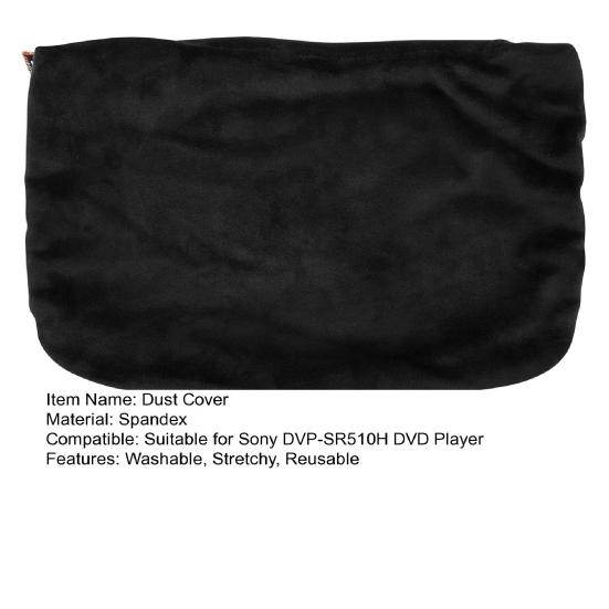 DVD Player Dust Cover Stretchy DVD Player Protector Reusable Protective Cover with Elastic Edge for Sony DVP-SR510H DVD Player