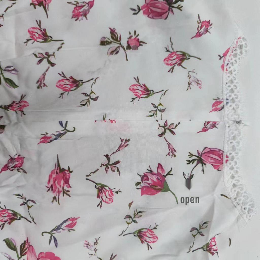 2025 Весна Европейское и Американское Женское Милое Платье с Коротким Рукавом и V-образным Вырезом, с Кружевной Талией