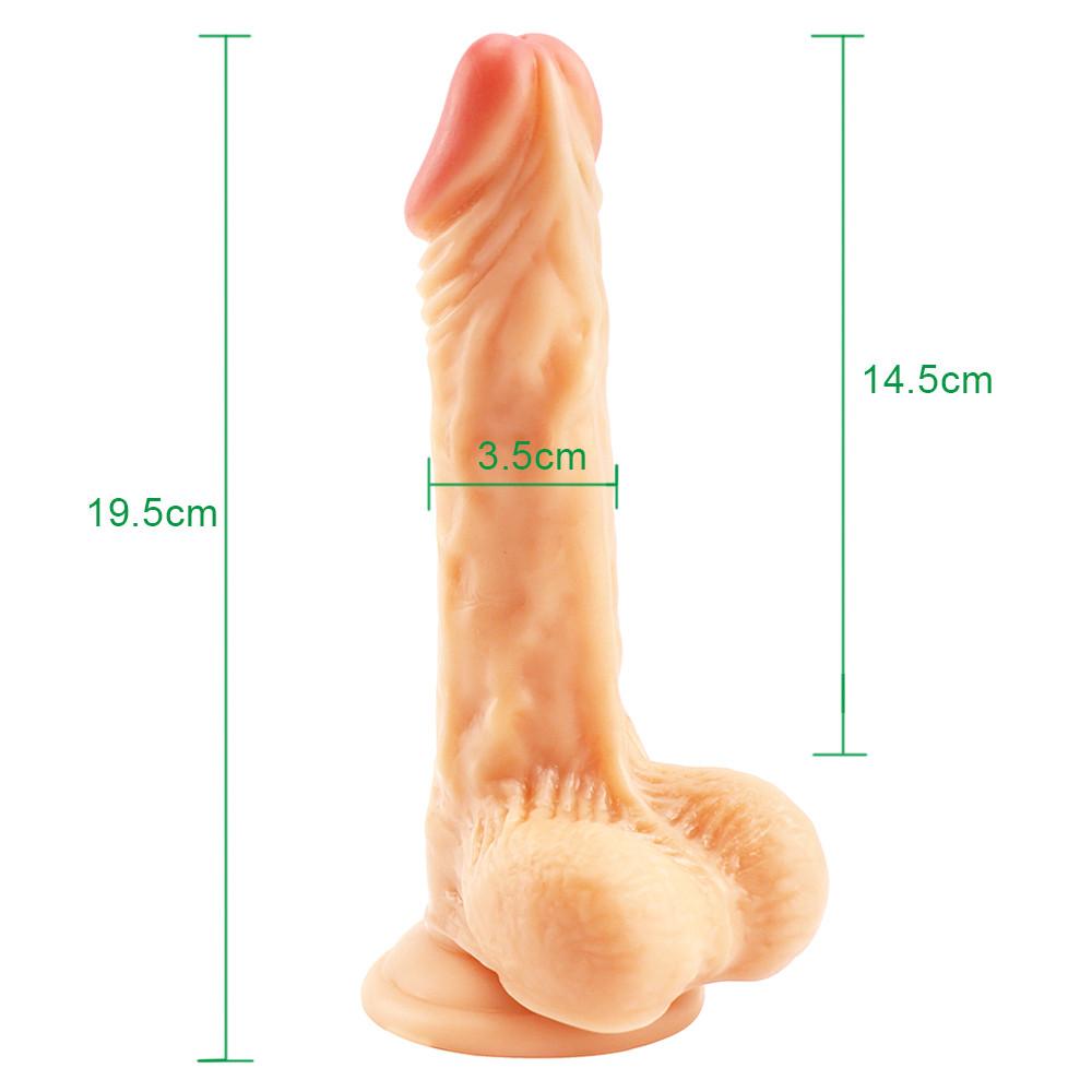 MoDi Реалистичный фаллоимитатор мягкий большой пенис с присоской Секс-игрушка
