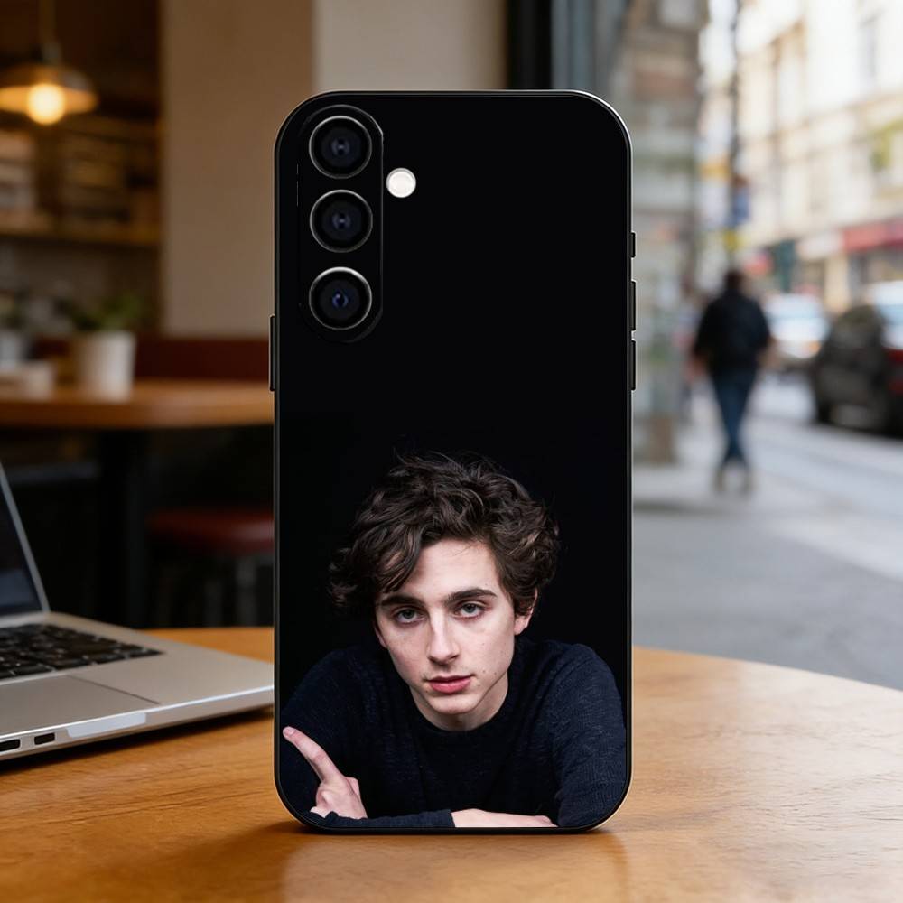 Actor T-Timothée Chalamet Phone Case For Samsung Galaxy A73,A72,A71,A70,A53,A52,A51,Others Soft Black Cover