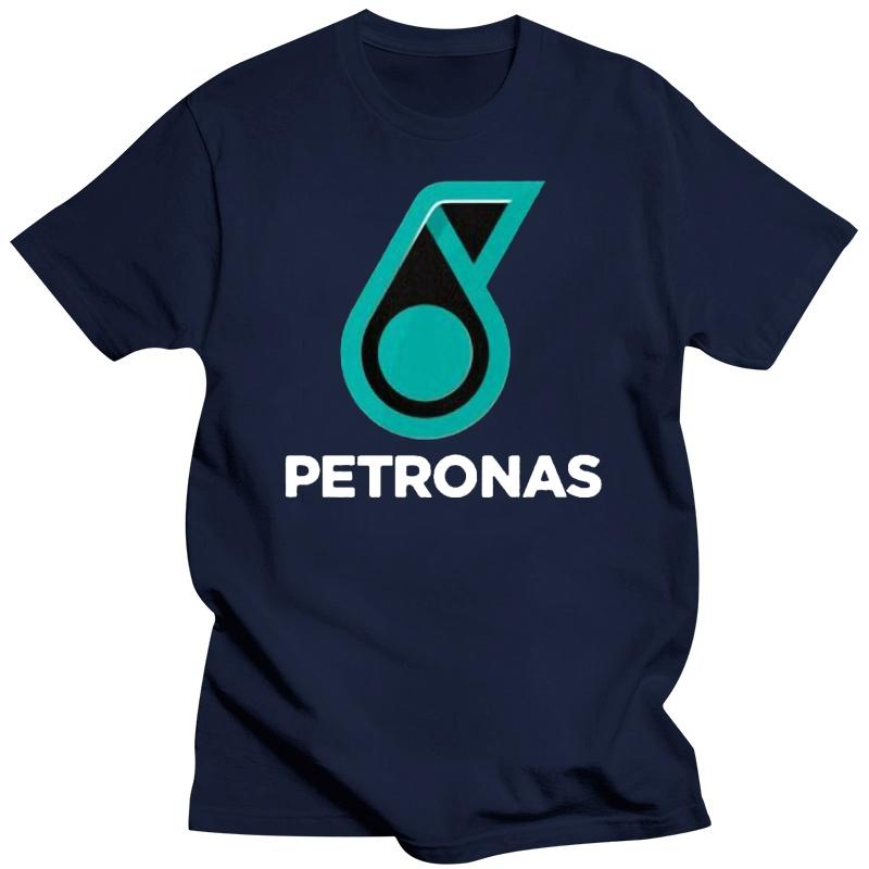624 Логотип гоночной компании Petronas Мужская черная футболка Новая Мужской размер S-XXL США