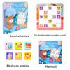 Scene Thinking Magnetic Animal Sudoku Puzzle Game Kids Education Cognitive Toy