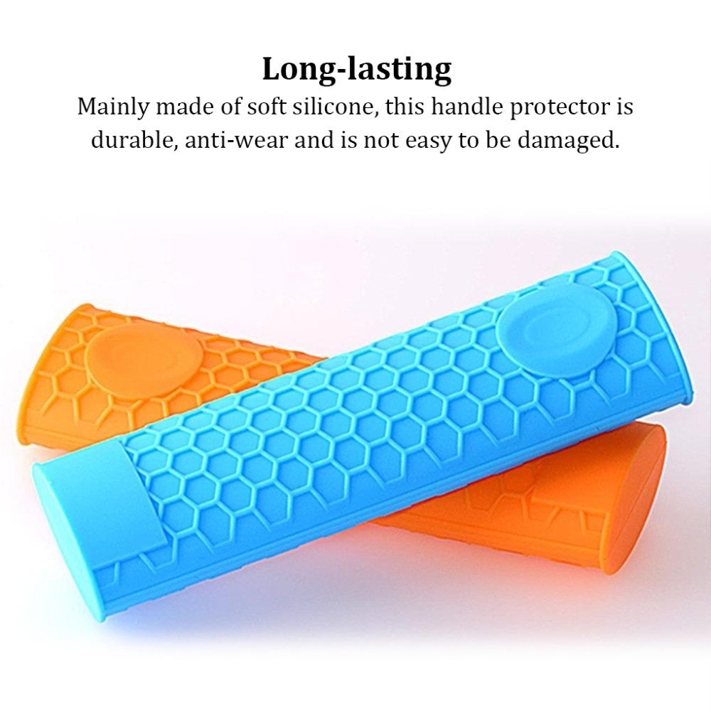 Ручка для посуды Силиконовый чехол для кастрюли, сковороды, держатель для кастрюли, чехол для ручки кастрюли