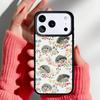 Милый маленький ёжик цветной чехол для телефона для iPhone 17 16 15 14 13 Pro Max Задняя крышка для 12 11 Pro Coque