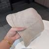 New retro simple bucket hat women's autumn and winter face small cotton and linen basin hat big head circumference versatile bucket hat