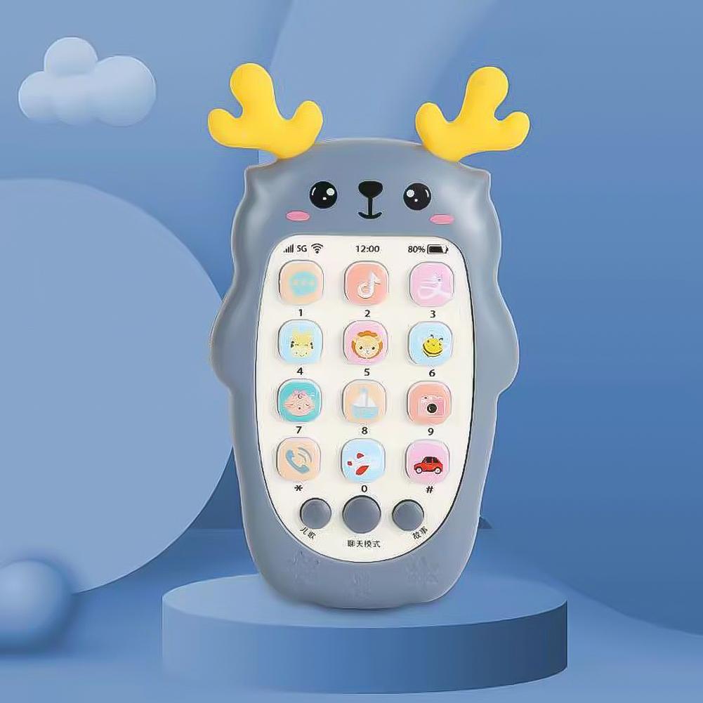 Детские игрушки для телефона, двуязычный телефон-прорезыватель, музыкальная голосовая игрушка, обучающая машина для раннего развития, электронный подарок для детей, детская игрушка