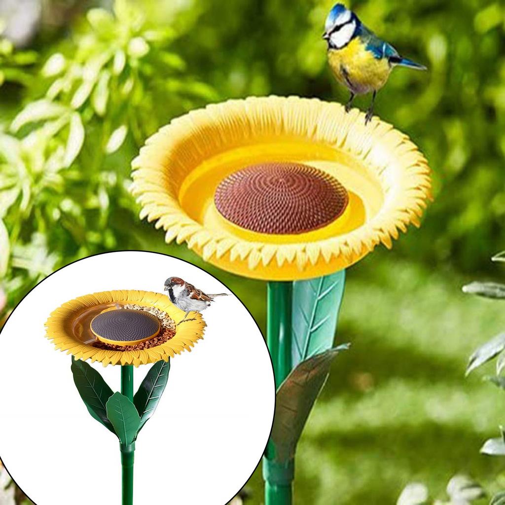 Removable Outdoor Sunflower Bird Feeder Sunflower Bird Feeder Garden Decoration