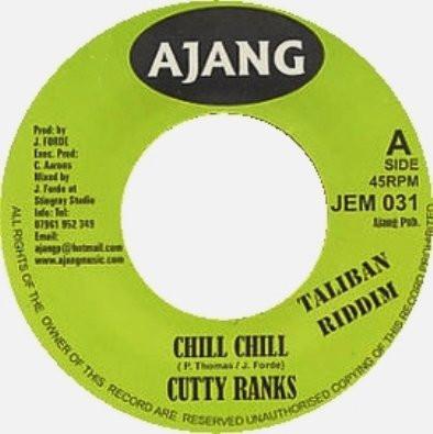 7-дюймовая пластинка CUTTY RANKS / BABY SAM - Chill Chill / Movie Star JEM031 Ajang 2002 UK Reggae, Ska & Dub Б/у