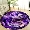 Personalized Genshin Impact Round Chair Office Rug - Perfect for Mat, Office Chair & More - Ideal Gift for Birthdays and Holidays