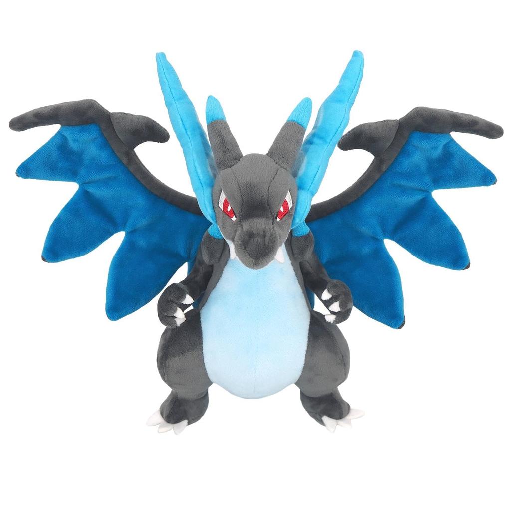 Sanei Boeki Pokemon ALL STAR COLLECTION Mega Charizard X W30 X D27 X H26cm Plush Toy PP281 (S)