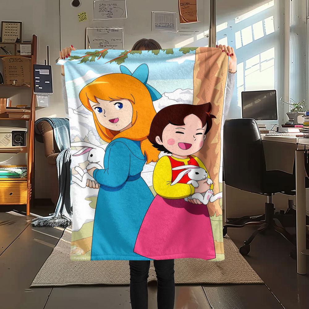 Heidi Girl Blanket, High quality Comfortable for All Seasons, Home Decor, Warmth and Comfort