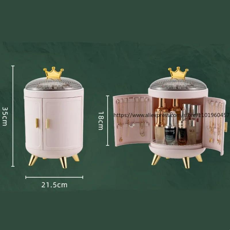 Коробка для хранения макияжа, держатель для ухода за кожей, сумка для ювелирных изделий, органайзер для косметики, пластиковый контейнер для ванной комнаты, туалетный столик для дома