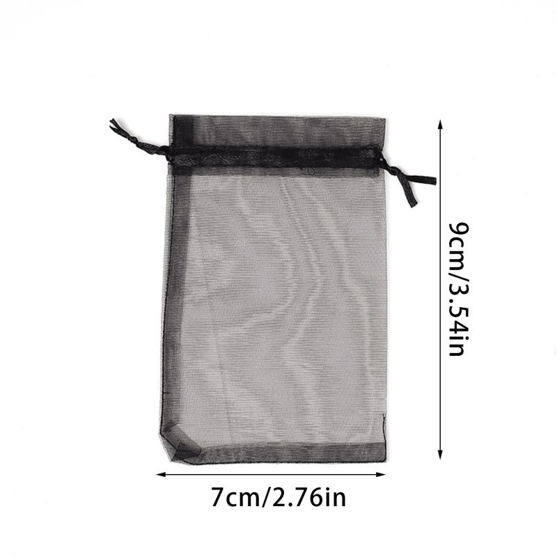 50pcs Garden Fruit Mesh Drawstring Bags Plant Fruit Protective Cover Vegetable Tomato Netting Bags