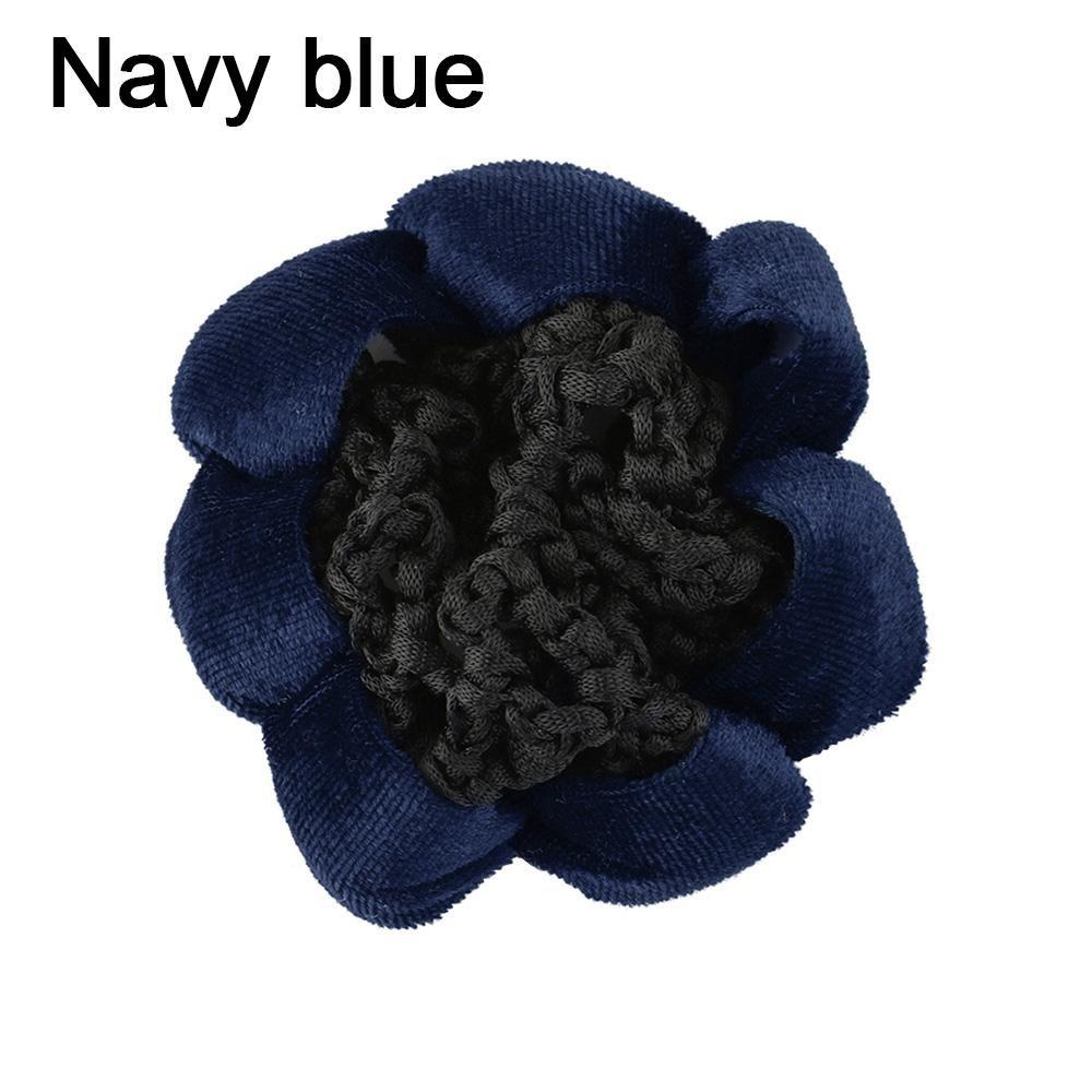 Fashion Lace Velet Edge Dance Skating Ballet Crochet Snood Hair Nets Bun Cover Updo Styling Tool