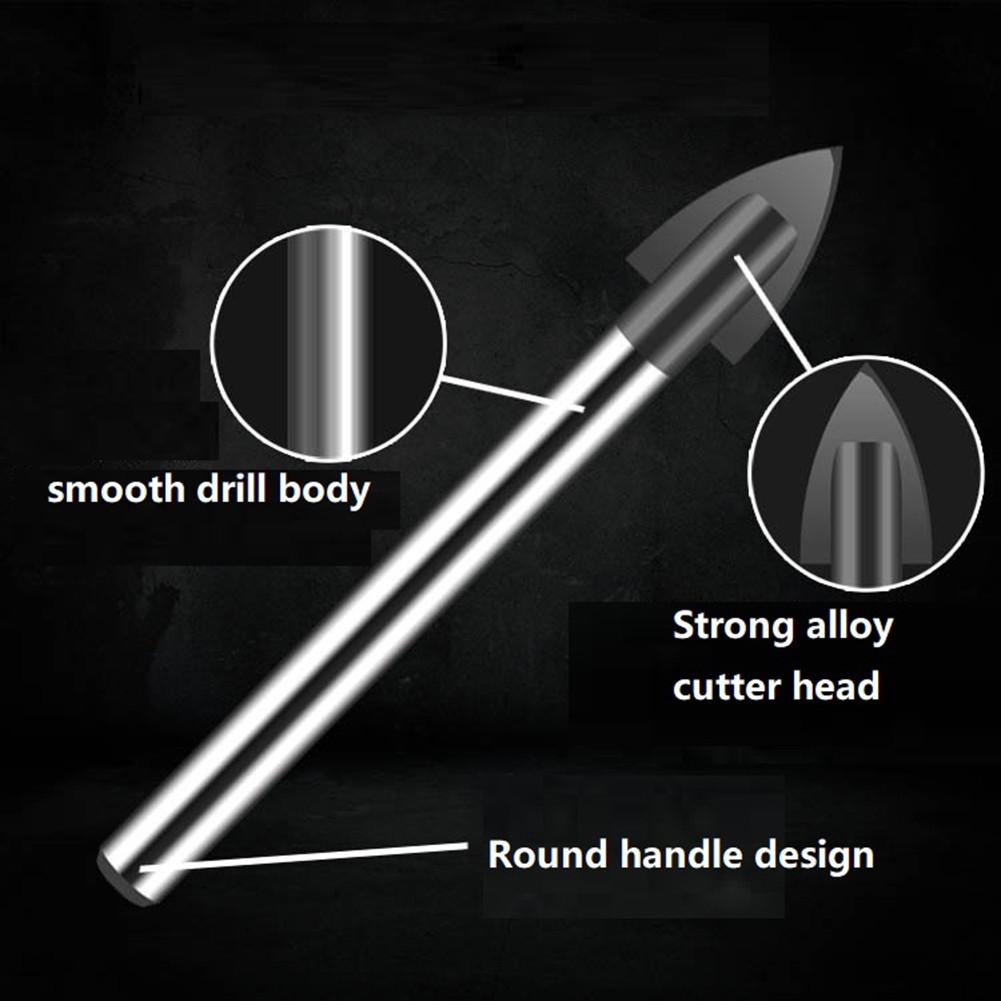 10 шт., сверло 6 мм, аксессуары для электроинструментов, карбид вольфрама