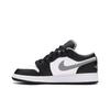 Air Jordan 1 Low Grade School 'Black Medium Grey' (Unisex) Black / Medium Grey / White Kids' Basketball Shoes 553560 040