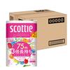 Scottie Цветочный набор Туалетная бумага Двойная 3x Дольше 48 Рулонов Бумага, Слойность, Долговечная, 75м, (случай)