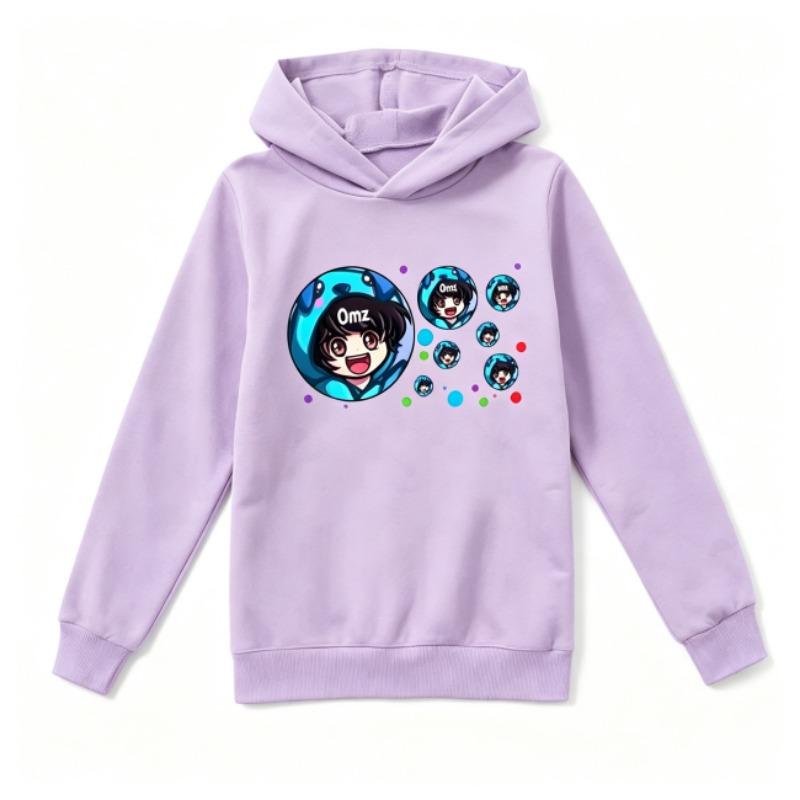 Hoodies for Boys Girls Casual Sweatshirt Kids Clothes Tops Long Sleeve Hoodie Street Cartoon Anime Printed Hooded Pullover