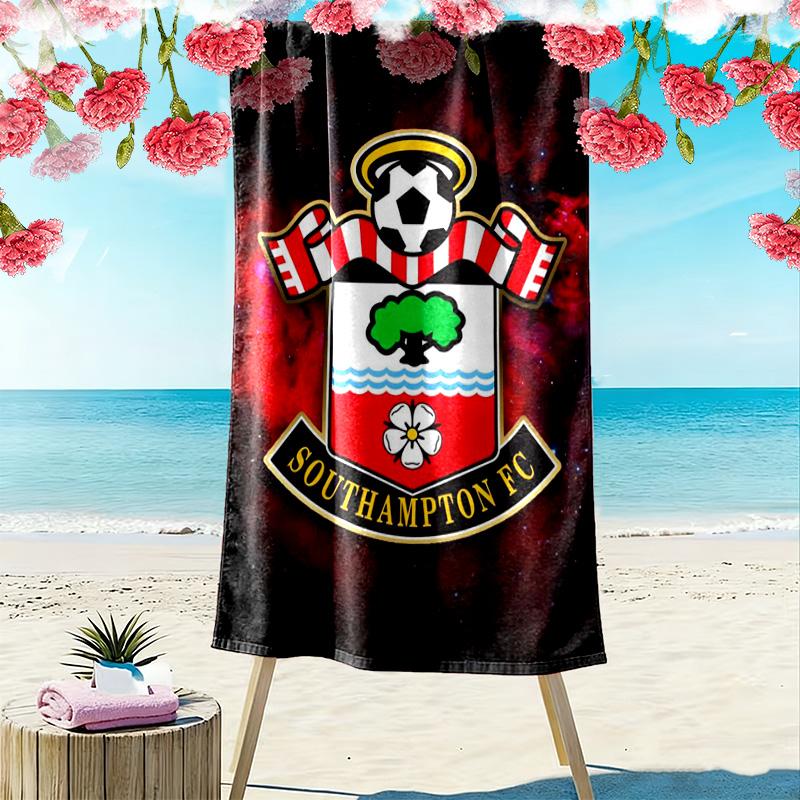 Southampton Print Beach Towel, Large Soft Quick Dry Towel for Beach Camping Swimming