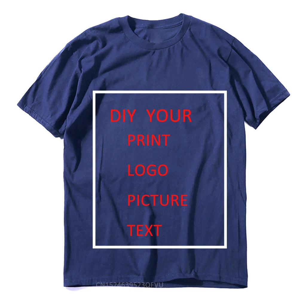 DIY CUSTOM YOUR PRINT LOGO PICTURE TEXT TSHIRTS WOMEN MEN UNISXE TSHIRT 100 COTTON OWN DESIGNS TOPS TSHIRT Gift