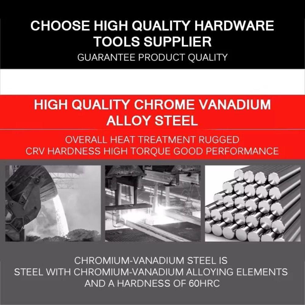 30° Long Tire Crowbar CV-R Car Pry Bar Multi-Function Heavy Duty Crowbar