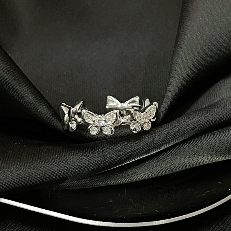 Продвинутая серия цветов Super Flash Кольцо-карандаш Zir***** Регулируемое кольцо-бабочка на указательный палец Женское