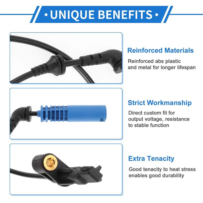 34526792896 34526752682 Датчик скорости вращения колеса ABS передний правый для 2001-2008 Bmw E46 E85 320I 325Ci 325I 330Ci 330I M3 Z4 Автозапчасти