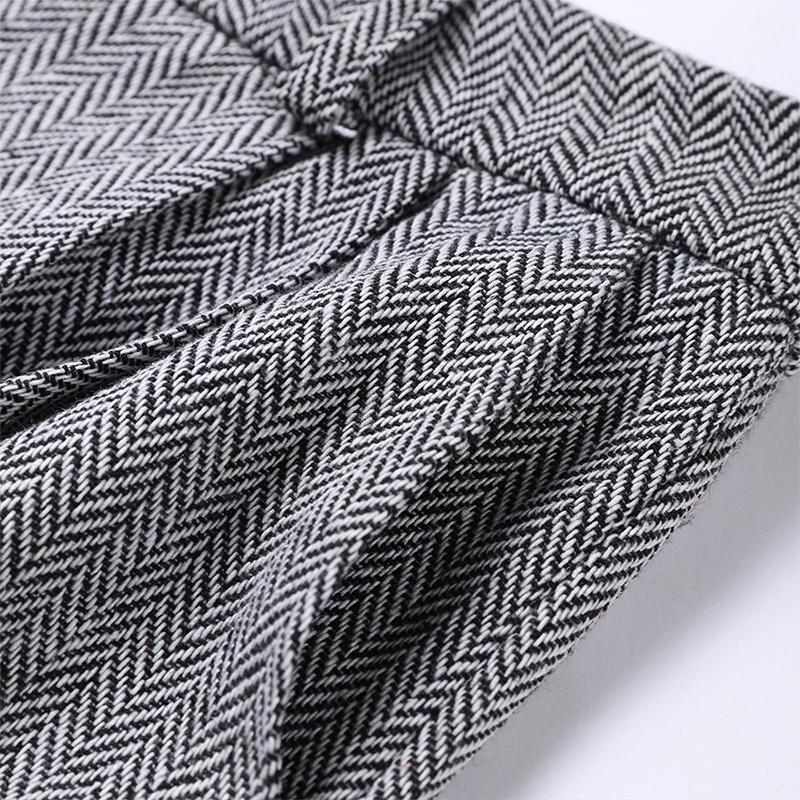 Модные узкие брюки для женщин, комплект из 3 предметов, элегантный блейзер с длинным рукавом и поясом, майка с высокой талией, широкие брюки, женские костюмы