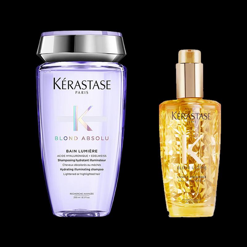 Kérastase Luminous Color Shampoo & Classic Hair Oil Set