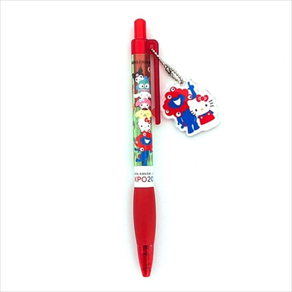 EXPO2025 Sanrio Characters Ballpoint Pen with Acrylic Parts Hello Kitty