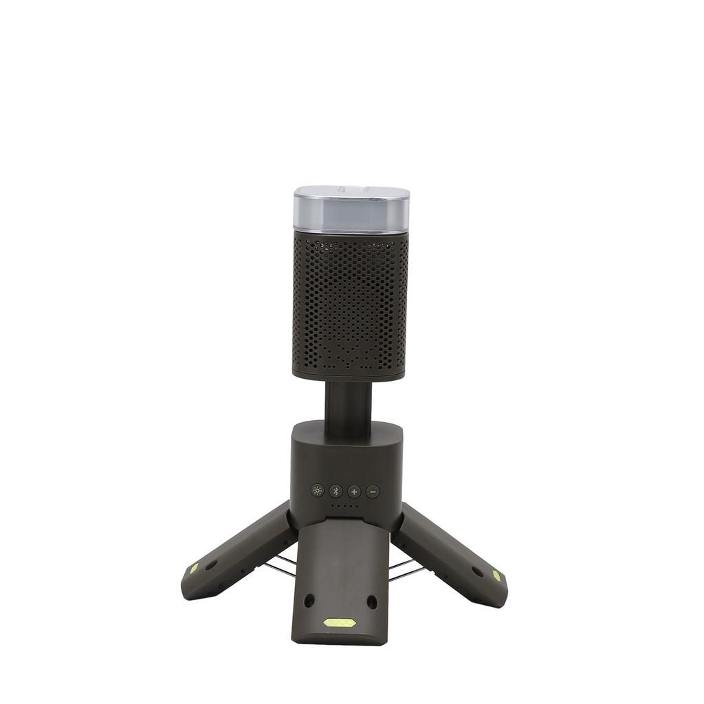 Telescopic Camping Lantern with Built in Speaker Tripod 14000mAh Rechargeable 3 Color RGB Light 100CM Stand Camping