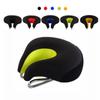 Wide Bicycle Bike Seat No Nose Mountain Bike Saddle Comfortable Cycling Saddle Cushion High